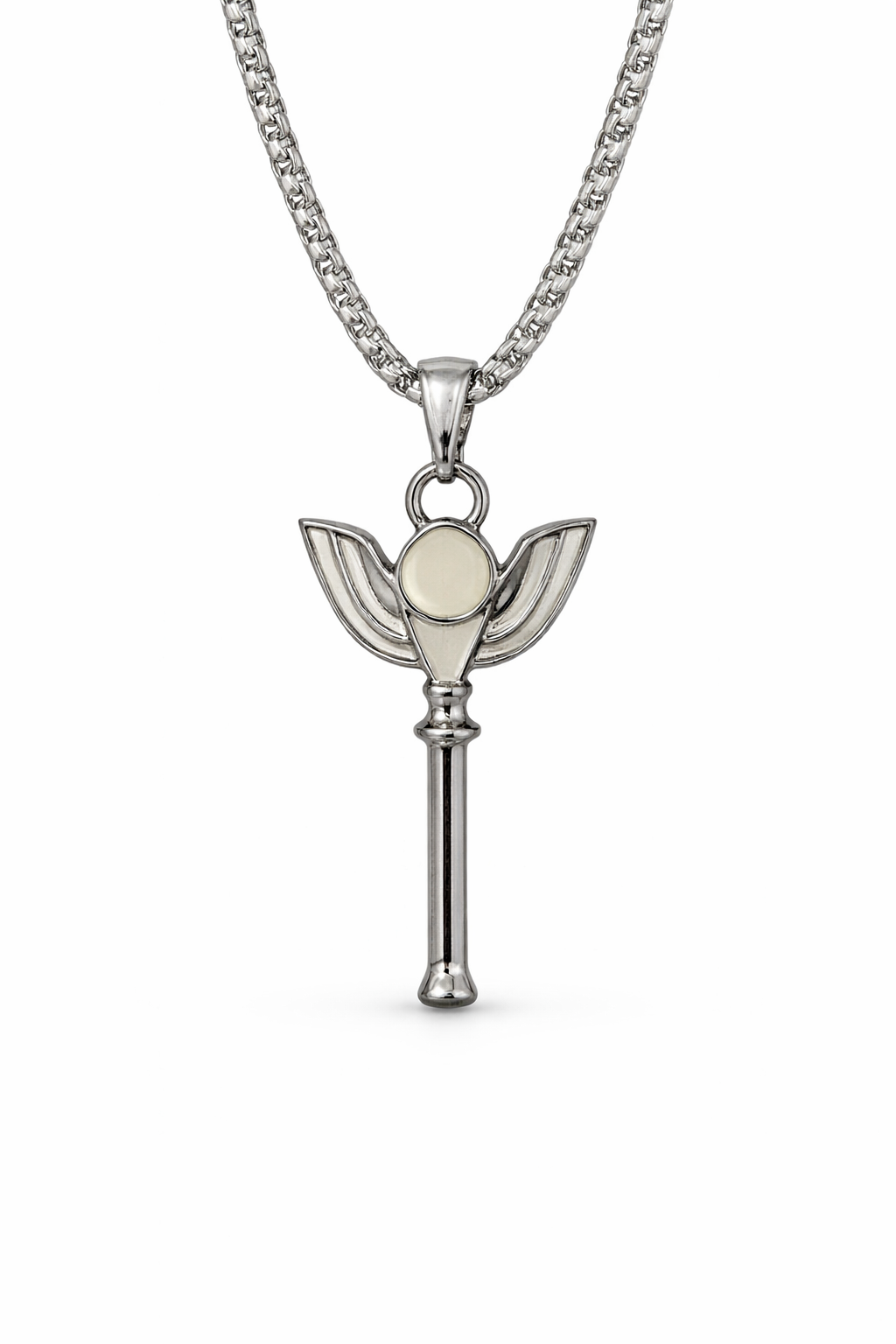 Divine Staff Angel Pendant