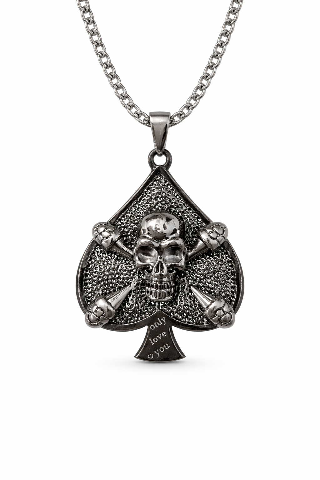 Skull Spade Pendant